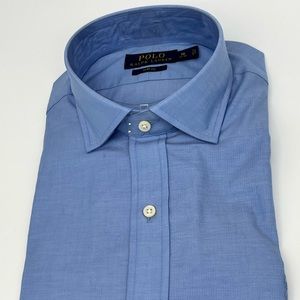 Brand New With Tags Polo Ralph Lauren Men’s Dress Shirt Size 16 34/35 Light Blue